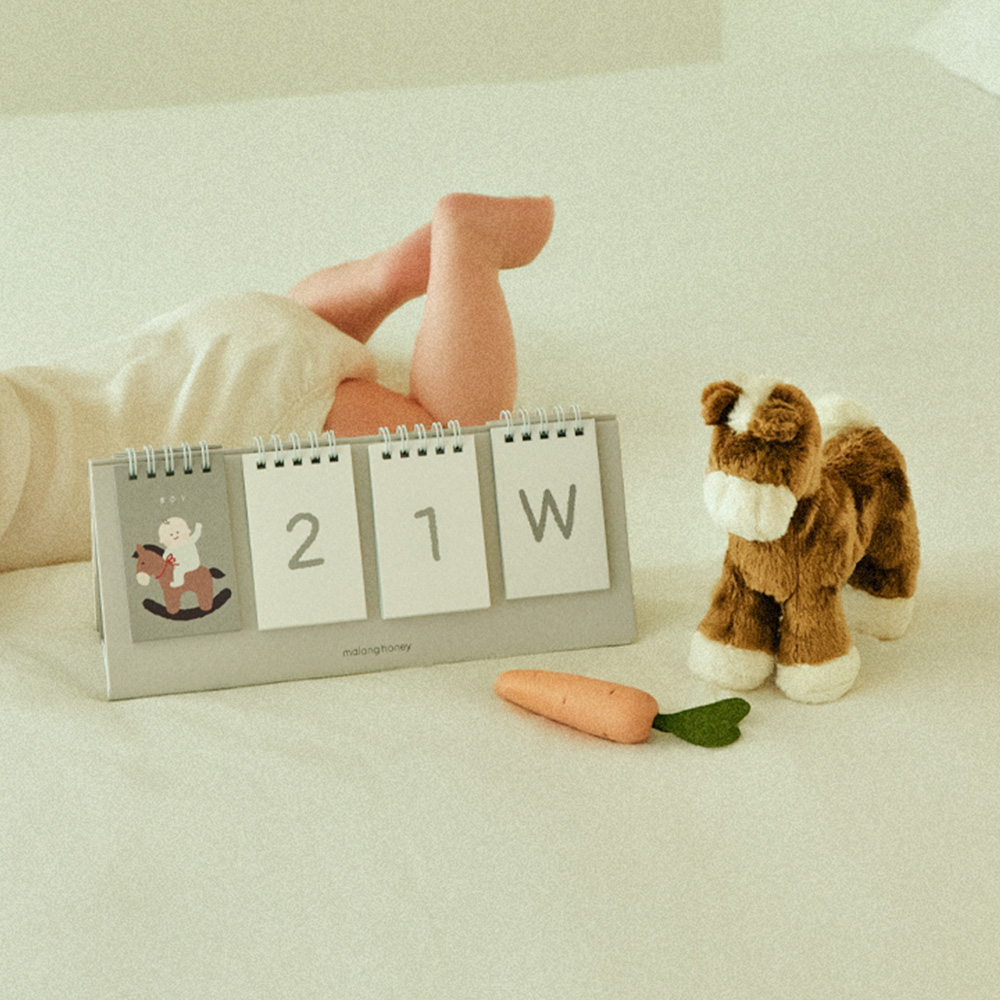 말랑하니 신생아 디데이달력 2026 말띠에디션