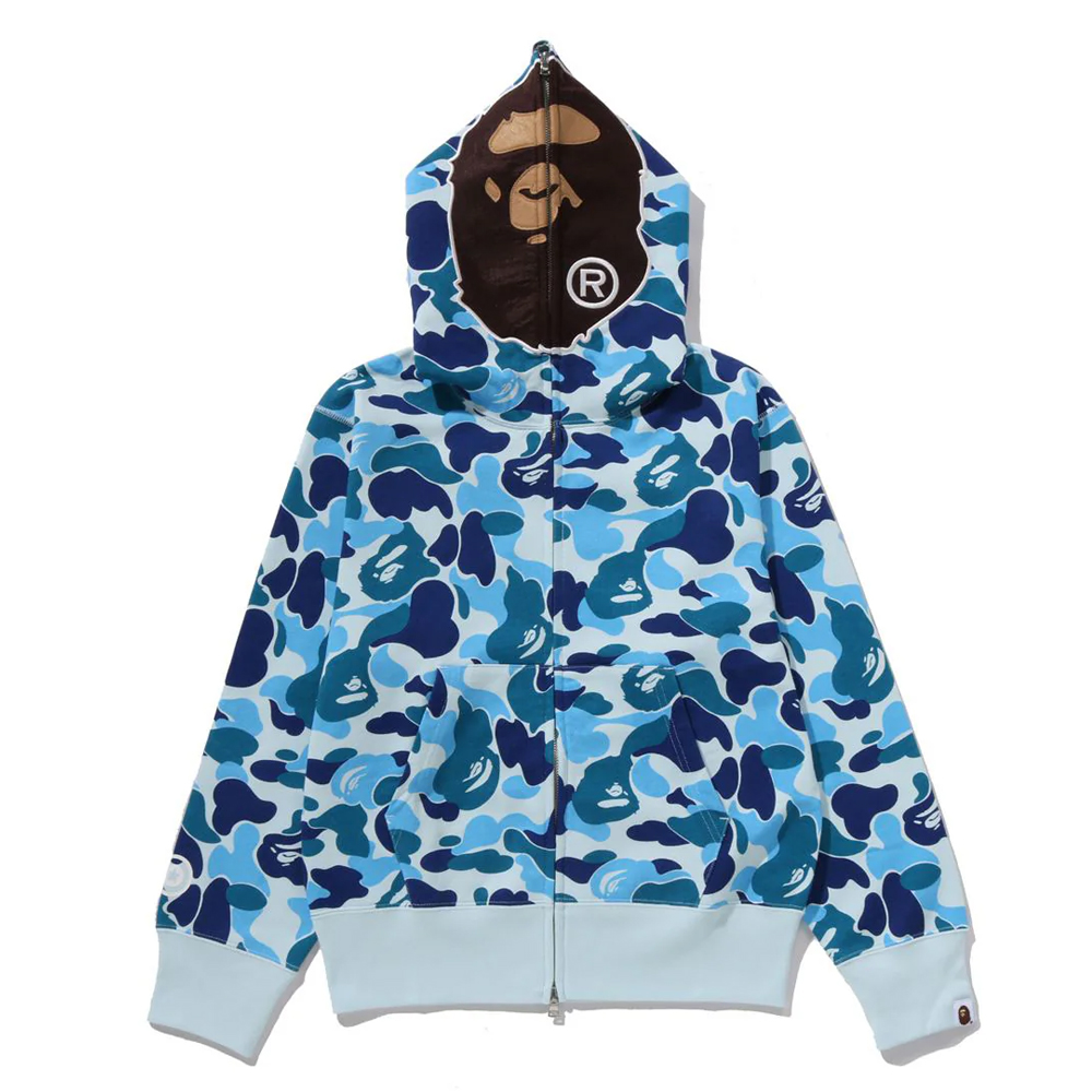 베이프 우먼즈 후드집업 ABC CAMO 2ND APE FULL ZIP HOODIE 1L80-215-006 - 메인 이미지