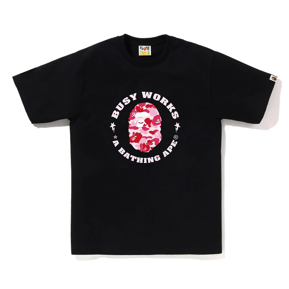베이프 반팔티 ABC CAMO BUSY WORKS STA TEE 1L80-110-007 - 상세 이미지 3