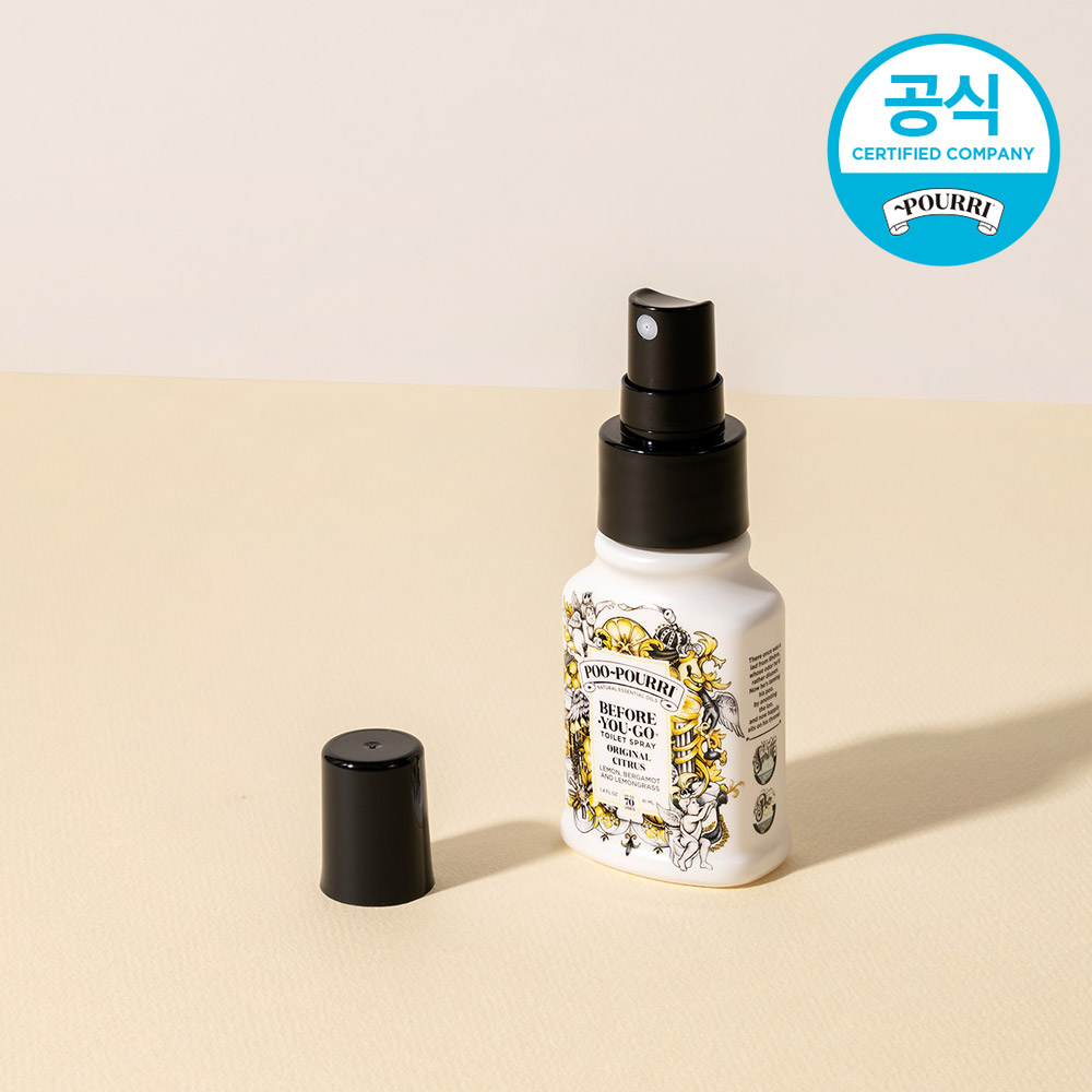 [악취차단세트] 푸푸리 토일렛퍼퓸 59ml+홈푸리 에어케어 탈취제 41ml 집안 냄새 제거 - 상세 이미지 4