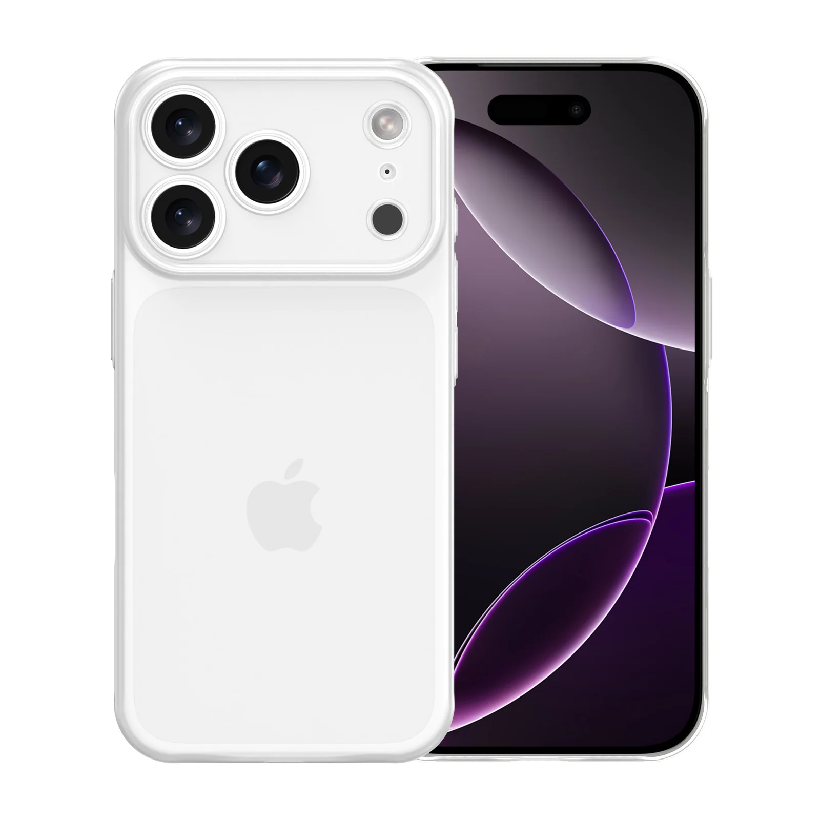 제로스킨 얇은 지문방지 케이스 스키니매트 화이트, 아이폰17프로