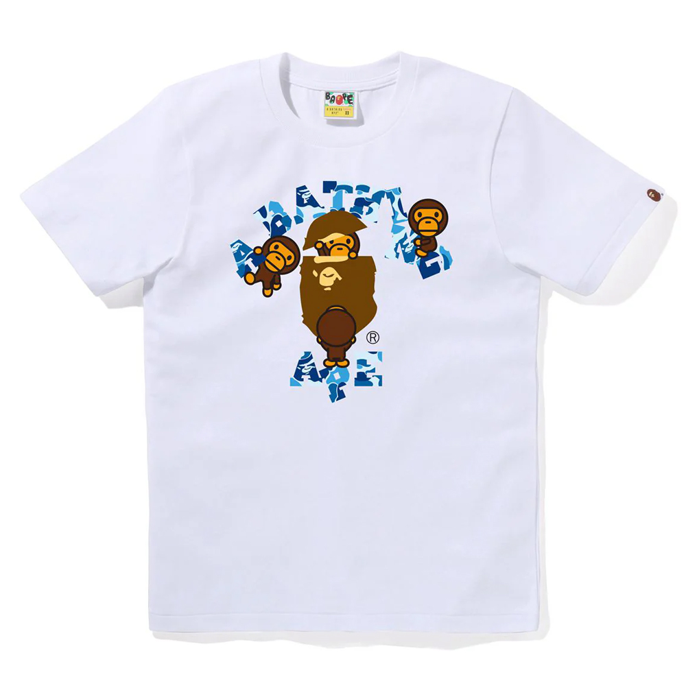 베이프 우먼즈 반팔티 ABC CAMO COLLEGE MILO TEE 2L80-210-014 - 상세 이미지 4