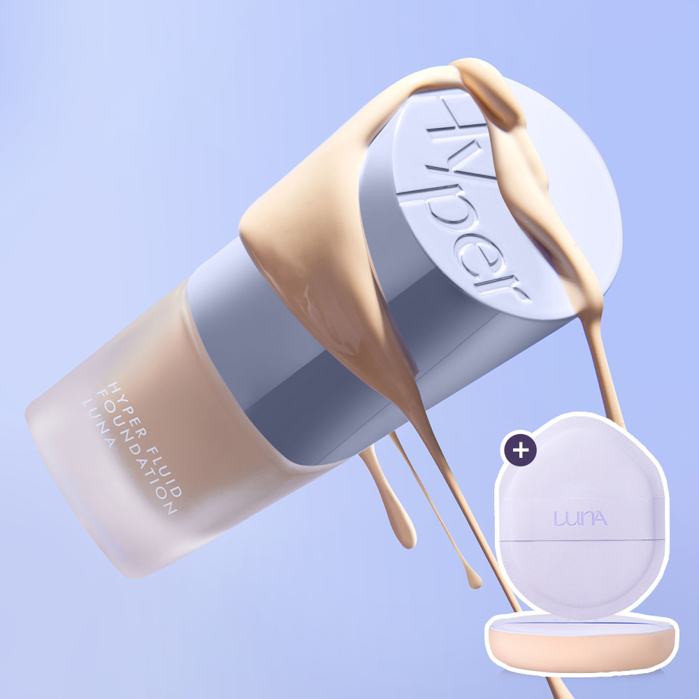 루나 하이퍼 플루이드 파운데이션 17ml (SPF30 PA++) (+대왕 텐션핏 퍼프 증정)