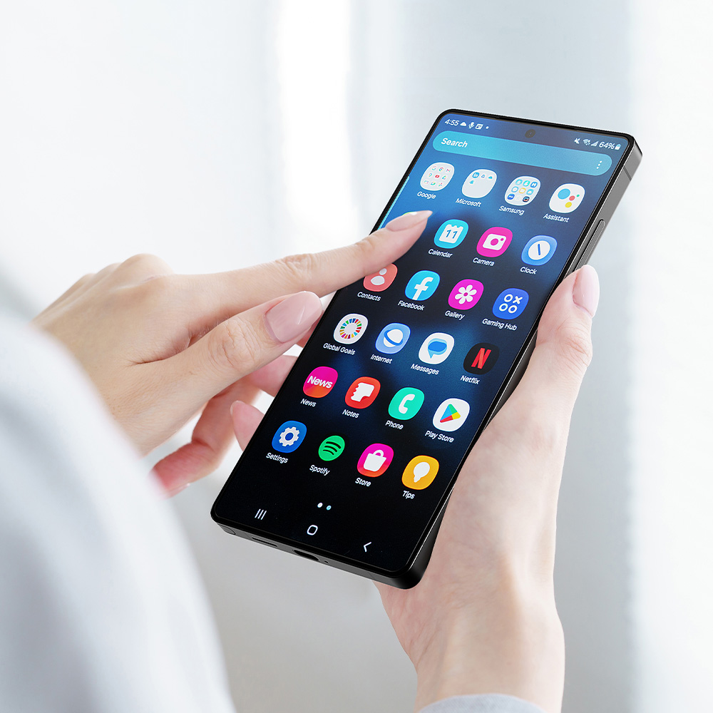 빅쏘 2.5CX 지문인식 강화유리 액정보호필름 갤럭시S25 울트라, 2매입