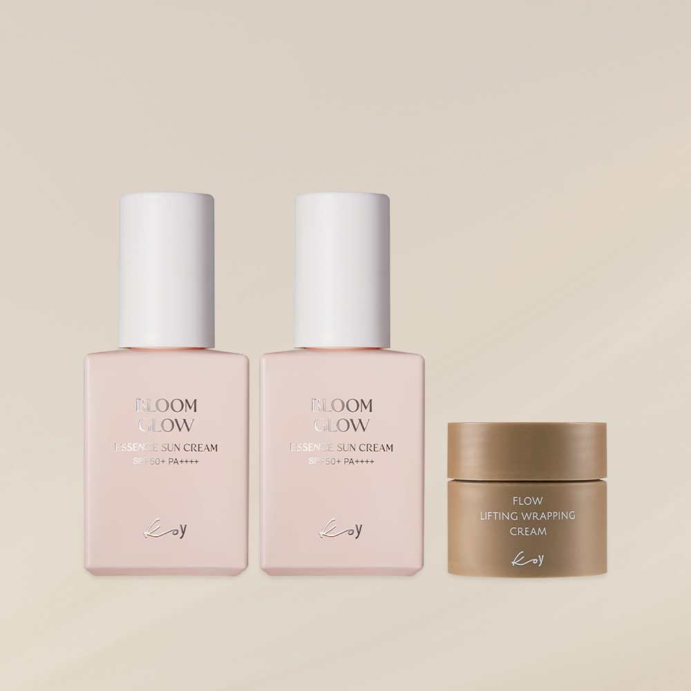 코이 블룸 글로우 에센스 톤업 광채 선크림 (SPF50+) 30ml, 2개