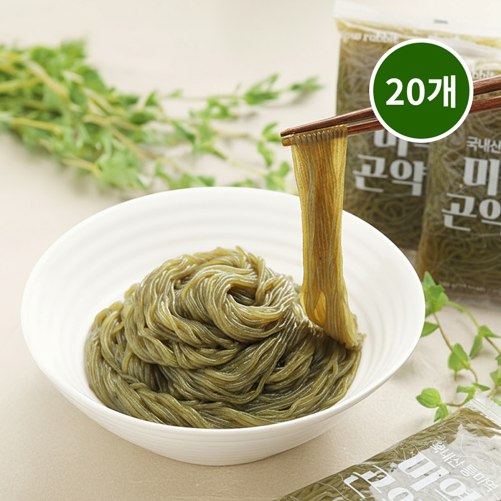 [슈퍼적립] 슬로우래빗 미역곤약면 32kcal 180g, 20개