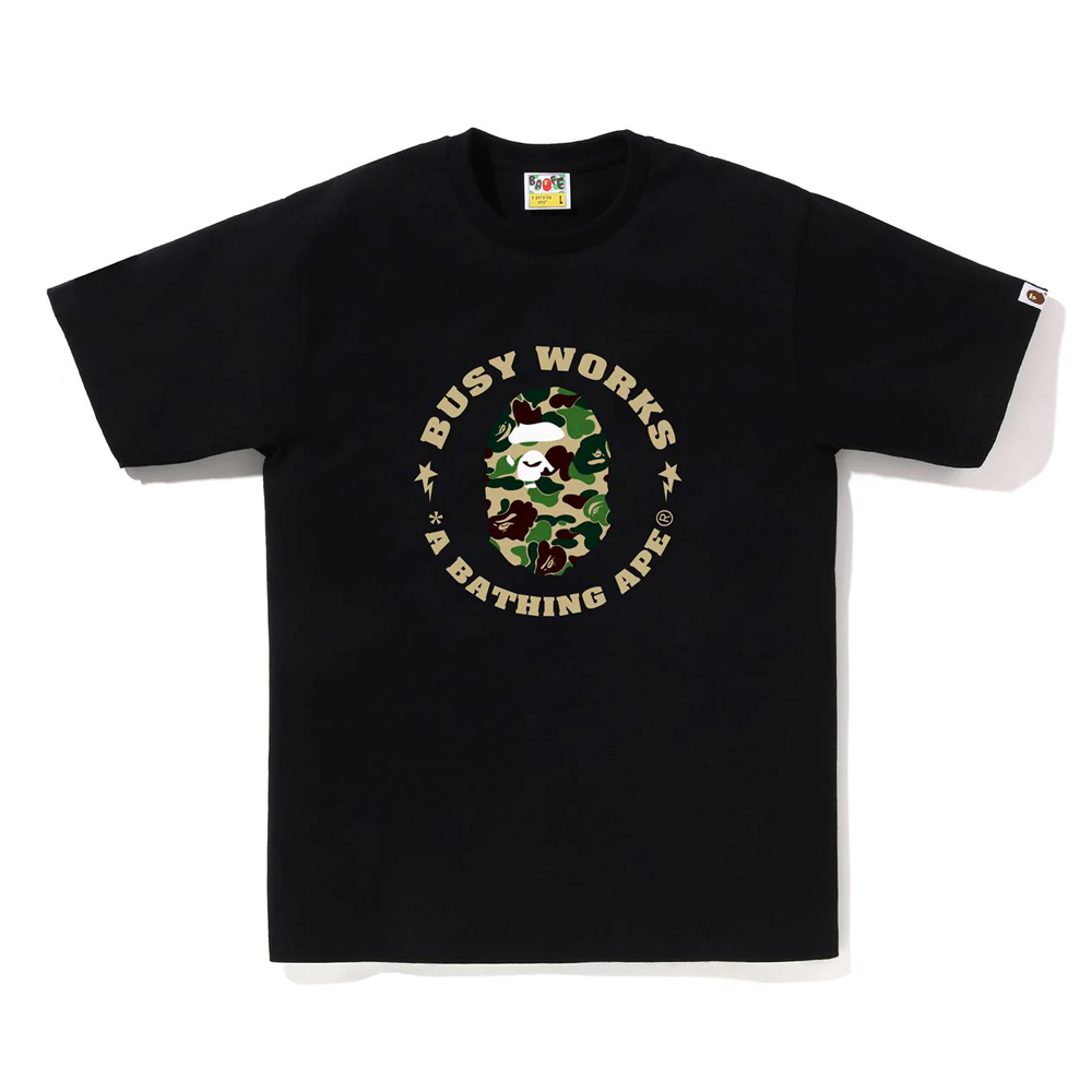 베이프 반팔티 ABC CAMO BUSY WORKS STA TEE 1L80-110-007 - 상세 이미지 2