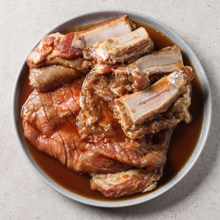 국내산 한돈 양념 돼지갈비 1kg - 상세 이미지 3