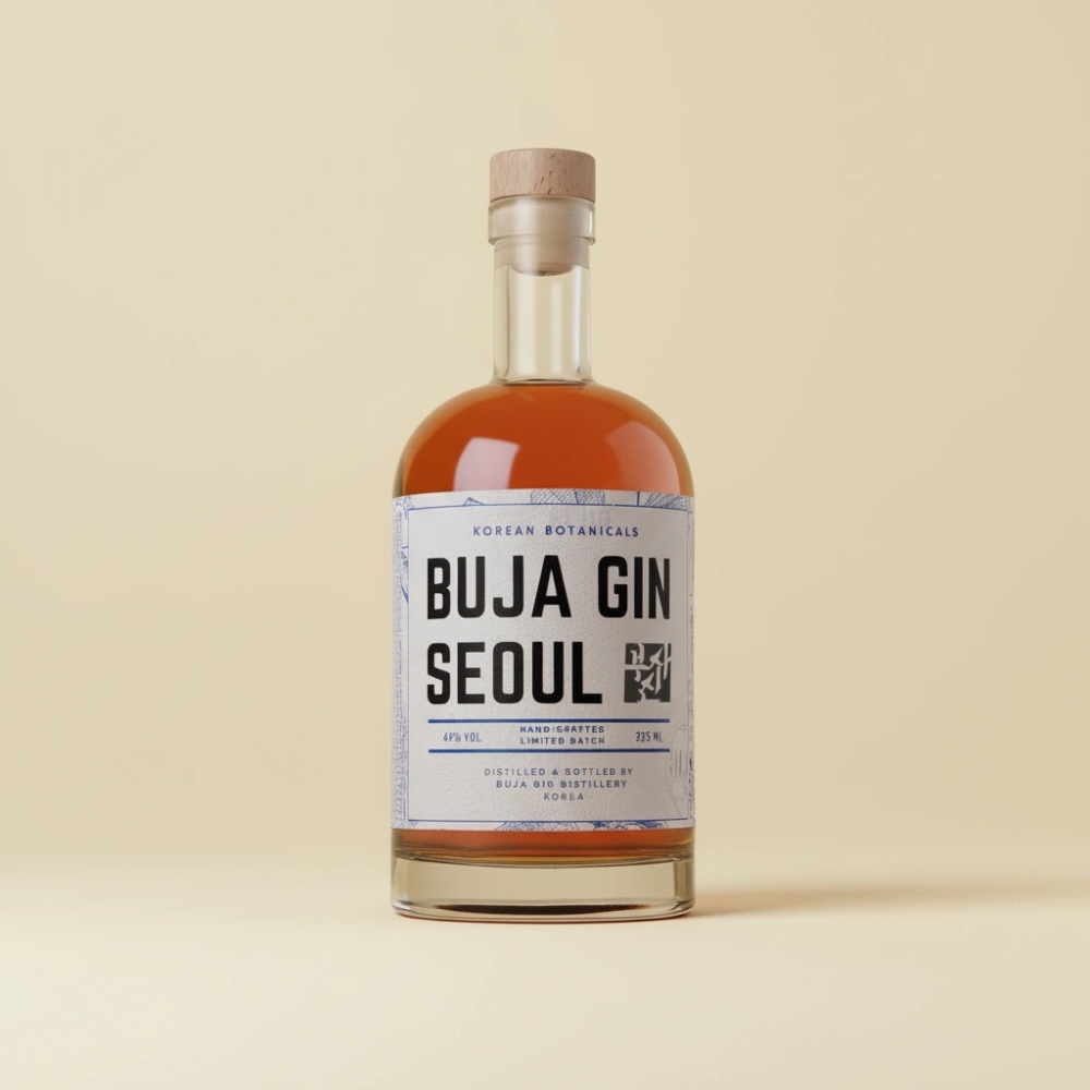 부자진 오크 44도 칵테일 진 홈바 증류주 (BUJA GIN) 200ml, 1개 - 상품 이미지
