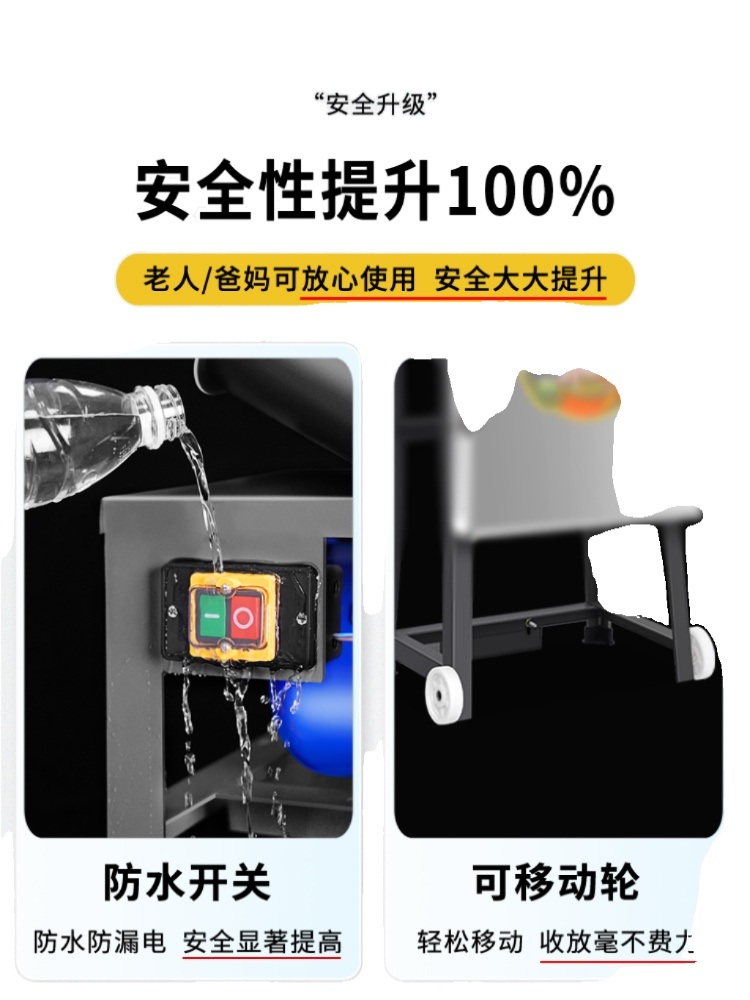 볏짚 절단기 가축 톱밥 파쇄기 모터 농업용 기계 목재 건초 나뭇가지 엔진 1900W 8날 스테인리스 1개 - 상세 이미지 5