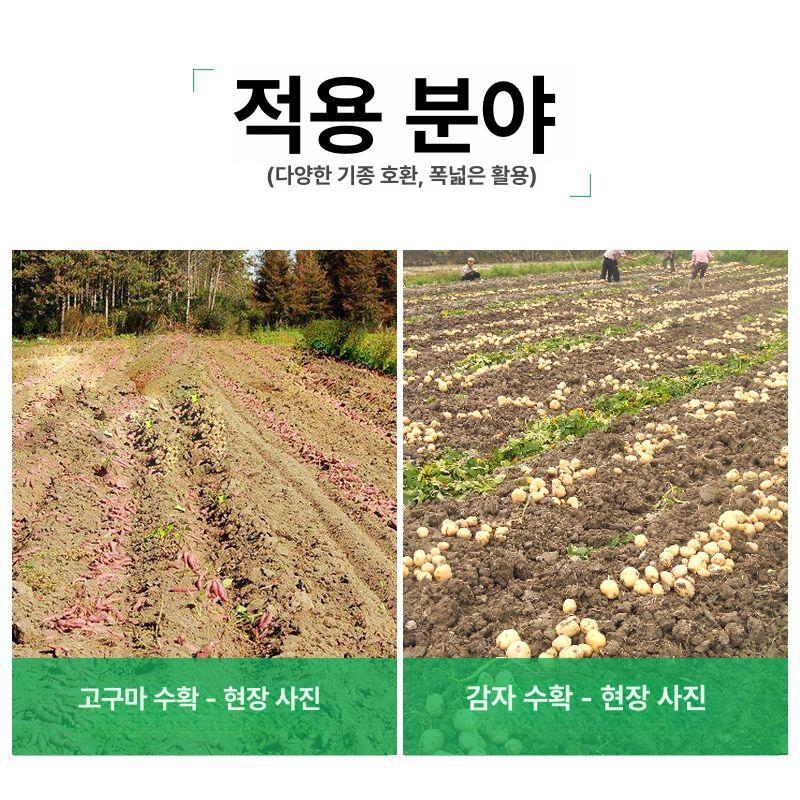 밭고랑 쟁기 감자 캐는 경운기 고구마 기계 밭 호미 땅 마이크로틸러용 수확 쟁기 - 상세 이미지 3