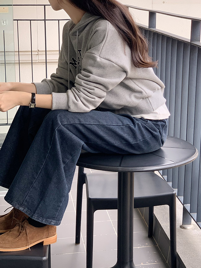 빈티지 워싱 하이웨스트 와이드핏 데님팬츠 ps5387 - 상세 이미지 4