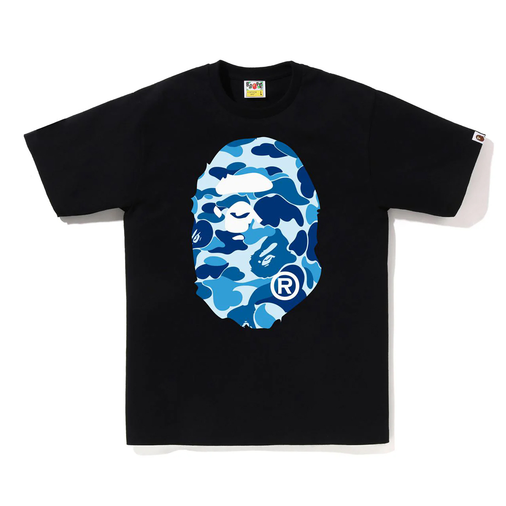 베이프 반팔티 ABC CAMO BIG APE HEAD TEE 1L80-110-006 - 상품 이미지