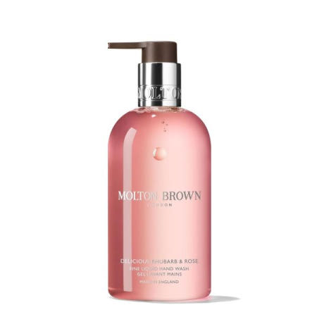 [해외]Molton Brown 몰튼 브라운 딜리셔스 루바브 앤 로즈 핸드 워시 비누 300ml [B0BZ8GGWPP] [02]Neue VersIon
