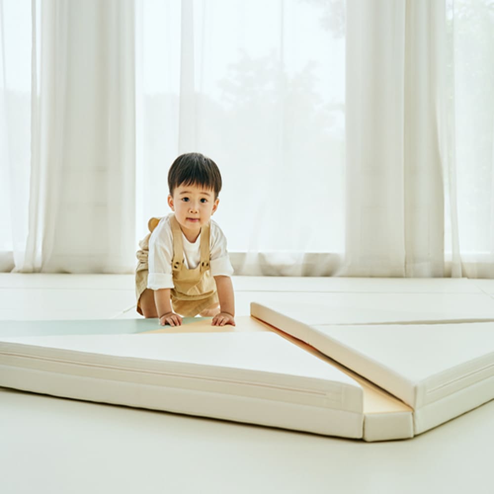 도담도담 삼각딱지 놀이매트 층간소음 유아 거실 바닥 아기 폴더 매트