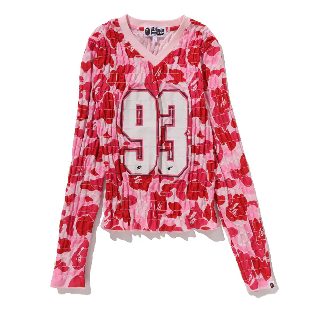 베이프 우먼즈 긴팔티 ABC CAMO SLIM FIT LS TEE 1L80-211-301 - 상품 이미지