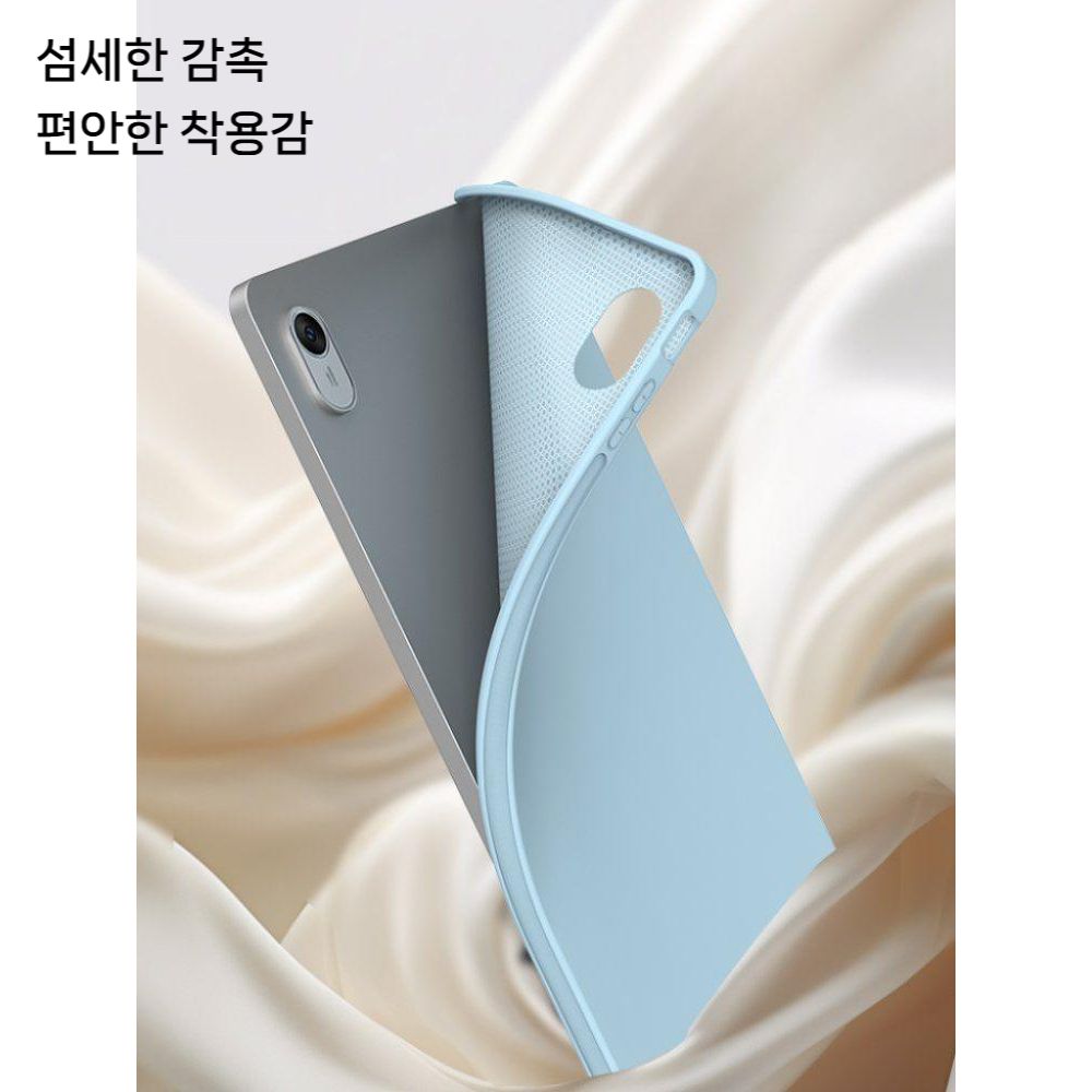 메이트패드 미니 프로 에어 케이스 3단 Y형 접이식 폴딩 펜슬롯 방수 커버 - 상세 이미지 4