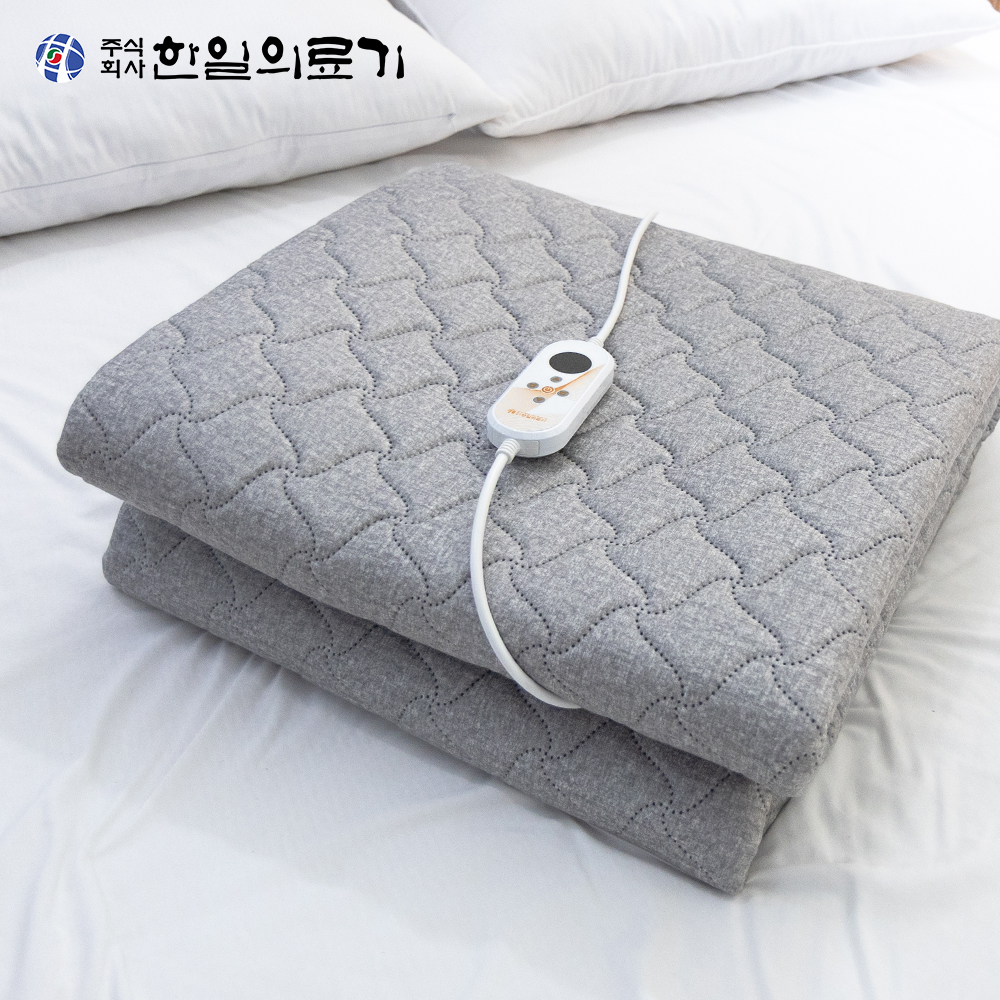 한일의료기 전기방석 쇼파 전기매트 온열 쇼파용 소파 탄소 장판 플라밍 그레이 3단 방석