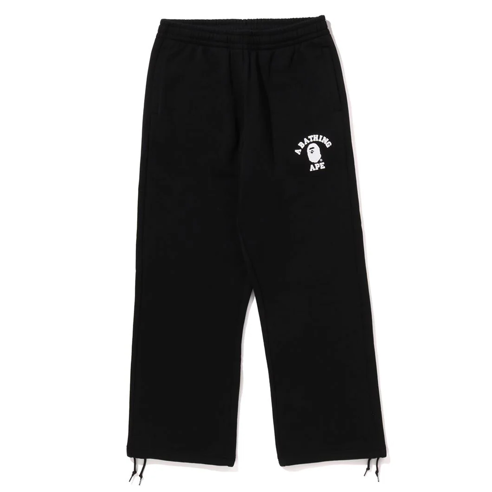 베이프 바지 COLLEGE OVERSIZED FIT WIDE LEG SWEAT PANTS 1L80-152-322 - 상품 이미지
