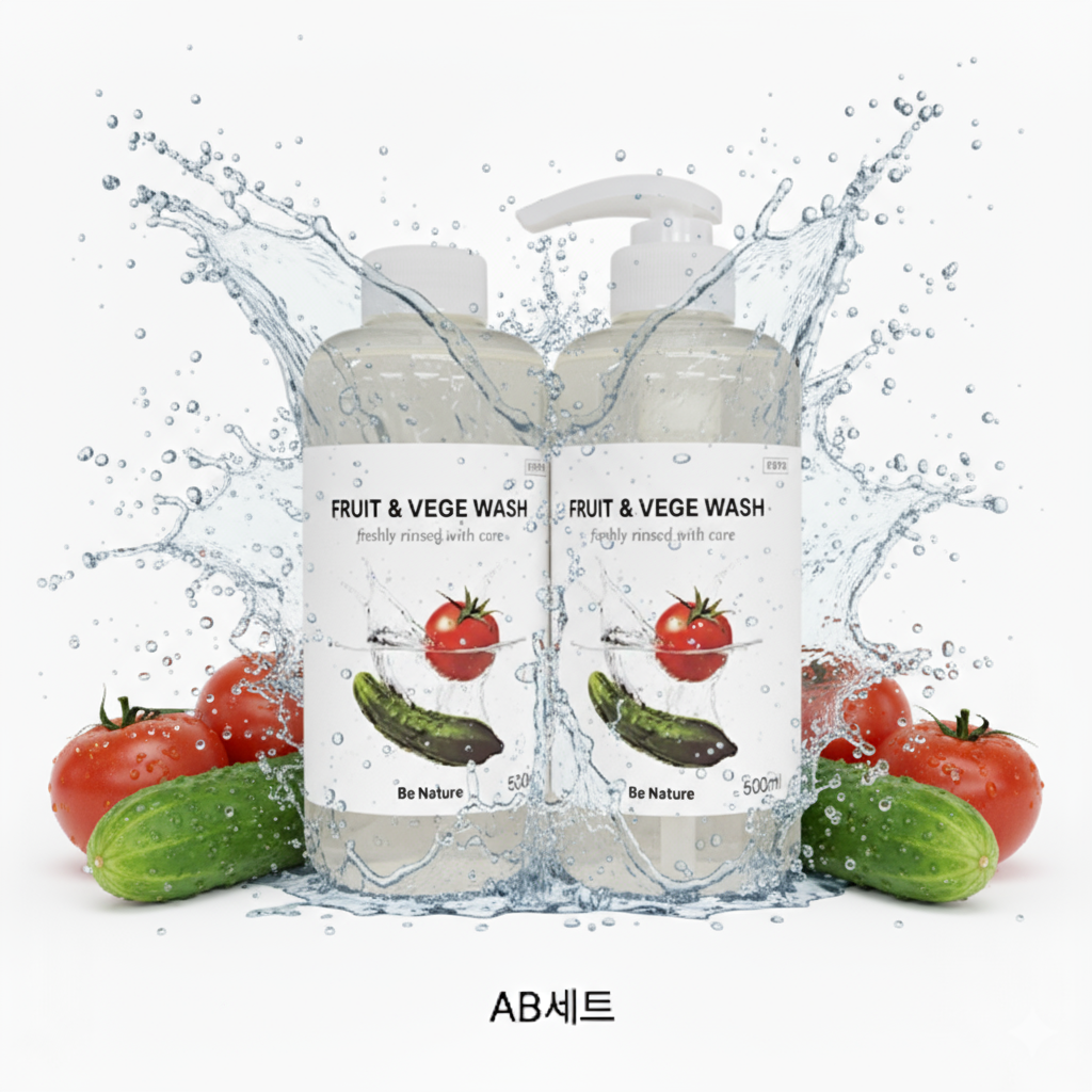 비네이쳐 1종 주방세제 젖병 과일 안심 세정제 500ml 2개 - 상세 이미지 5
