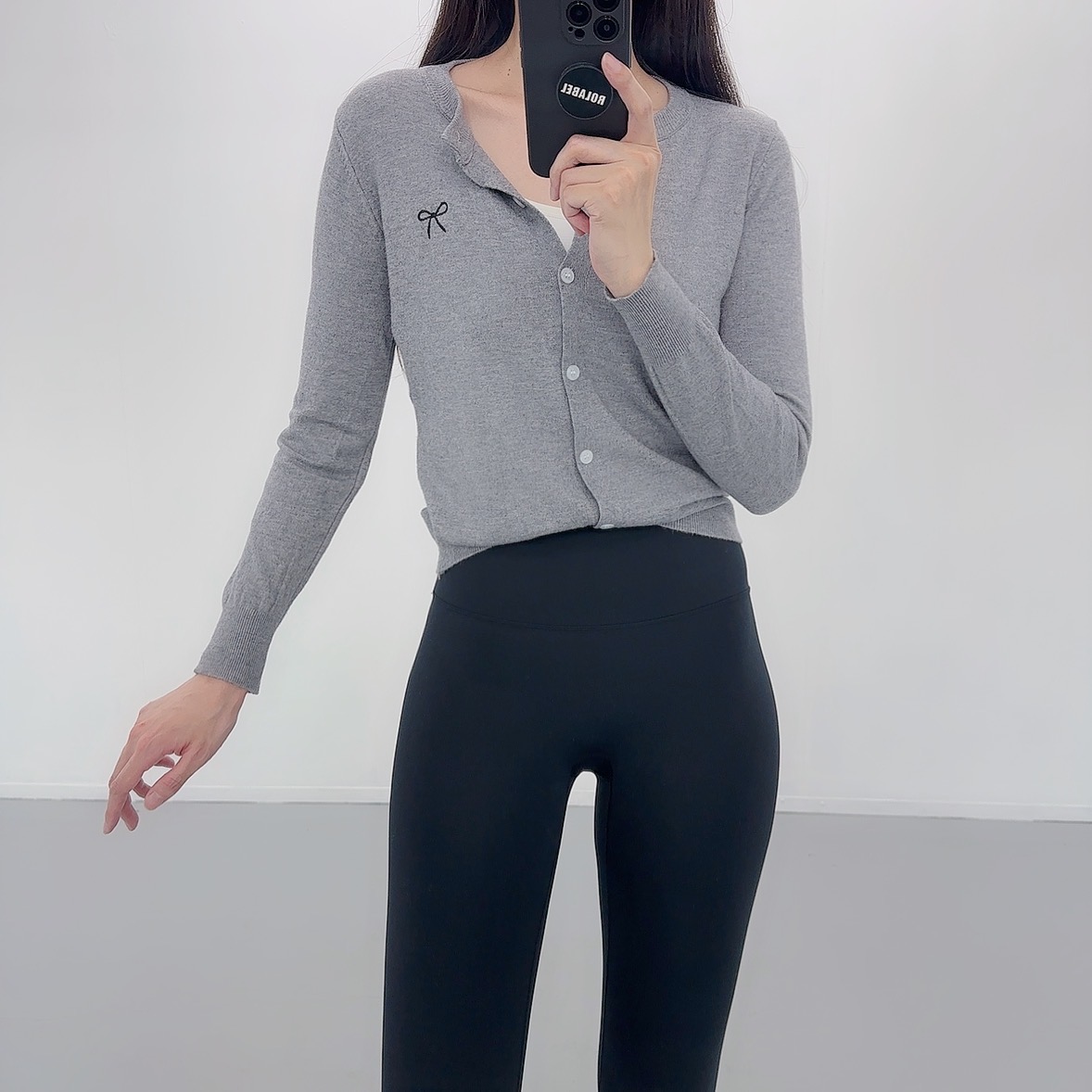 필라테스복 요가복 필라테스상의 필라테스옷 요가가디건 - 상세 이미지 3