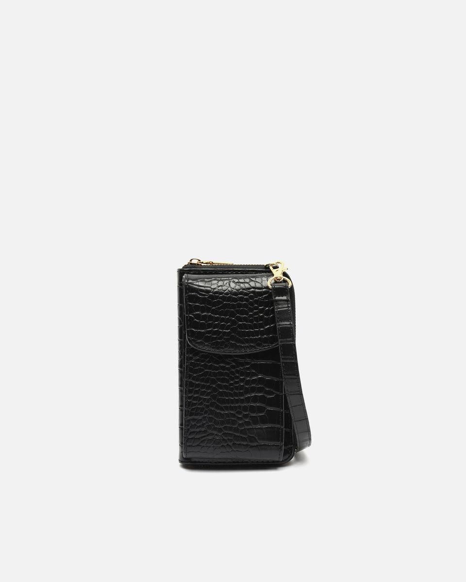 미사코 애니멀 패턴 휴대폰 미니 크로스백 Tequi-5100120002016 NEGRO - 메인 이미지