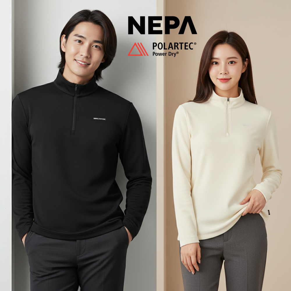 네파 폴라텍 기능성 등산티셔츠 간절기 남성 여성 아웃도어