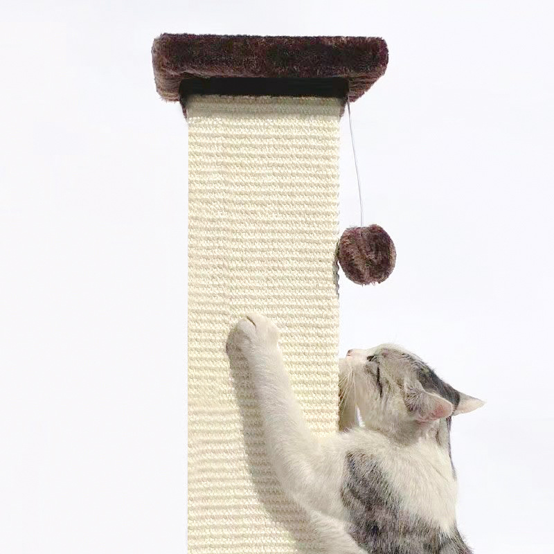 솔비에 냥오름 스크래쳐 고양이숨숨집 캣타워 기둥 장난감 6. 446 40x40x62cm 밀도판 - 상세 이미지 4