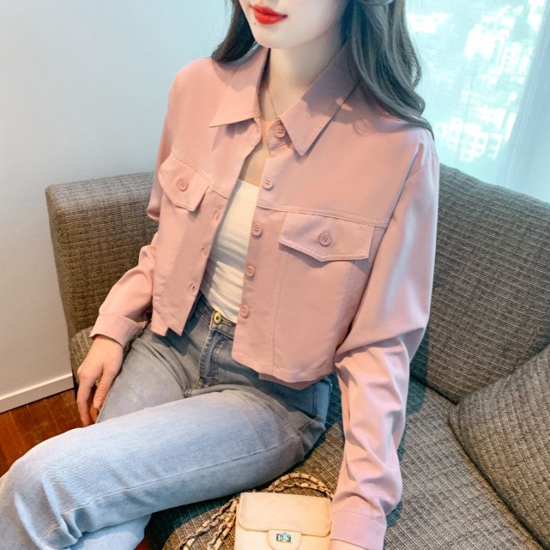 여성 가을 슬림핏 숄더 카디건 짧은 기장 재킷 데일리 아우터 스타일리시한 디자인 캐주얼한 착용감 다용도 활용 가능 모던한 분위기 - 상세 이미지 4
