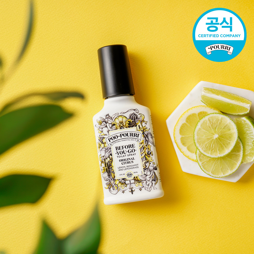 푸푸리 프리미엄 토일렛 퍼퓸 오리지널시트러스, 118ml, 1개 이미지 4