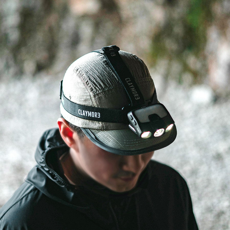 크레모아 캡온 200H+ 캡라이트 모자 헤드랜턴 등산 해루질 안전모 후레쉬 이미지 4