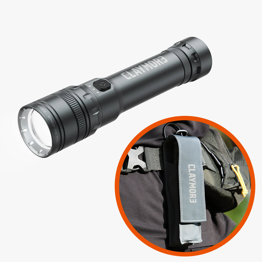 크레모아 다이너 라이트 1300루멘 LED 미니 손전등 줌 후레쉬 등산 플래시