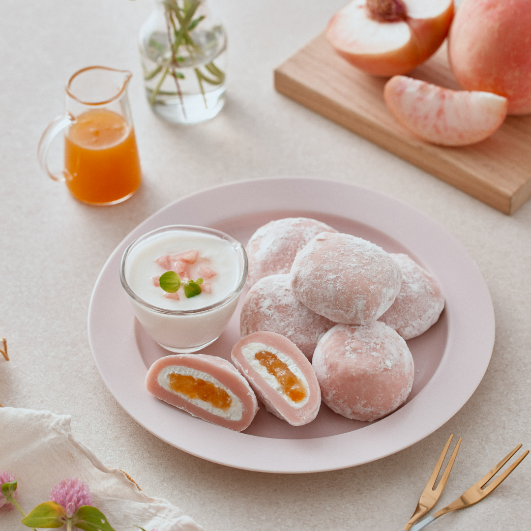 [N배송] 더바른 복숭아요거트크림떡 1box 개별포장 이미지 6