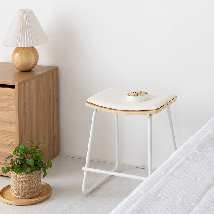 KUDDLE 쿠션 스툴 H45 SM1076E 화이트 9837.9891 - 상세 이미지 4