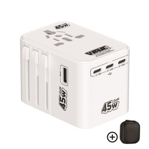 이어맥 멀티 어댑터 충전기 + 파우치 세트 고출력 지원 해외 여행용 멀티... 실사용 후기 | 효과 있을까? - 상품 이미지 1