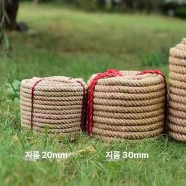 단체 줄넘기 밧줄 린넨로프 체육대회 행사 레크리에이션 운동용 1mm 400m - 상세 이미지 4