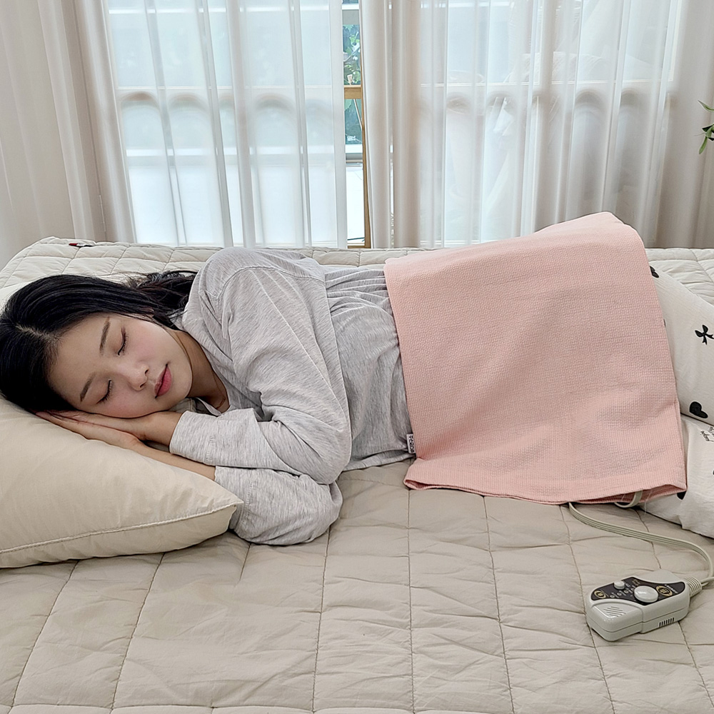 한일의료기 프리미엄 온열찜질기 허리 어깨 복부 무릎 배 전기 찜질기 찜질팩 M 그레이