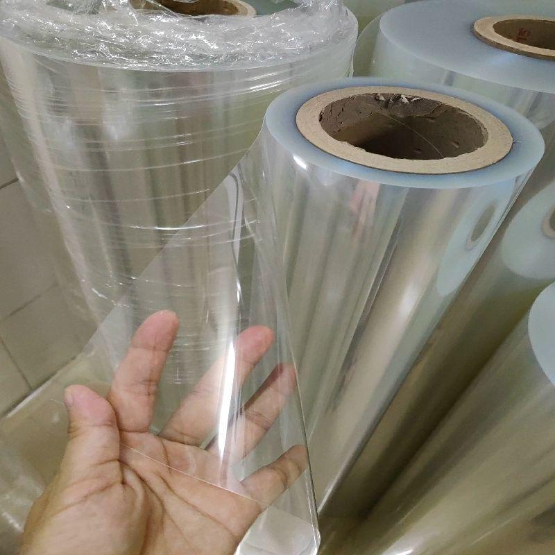 아크릴시트 투명 플라스틱 PVC 롤 필름 경질 투명 투명 0.1mm 61cm 2m - 상품 이미지
