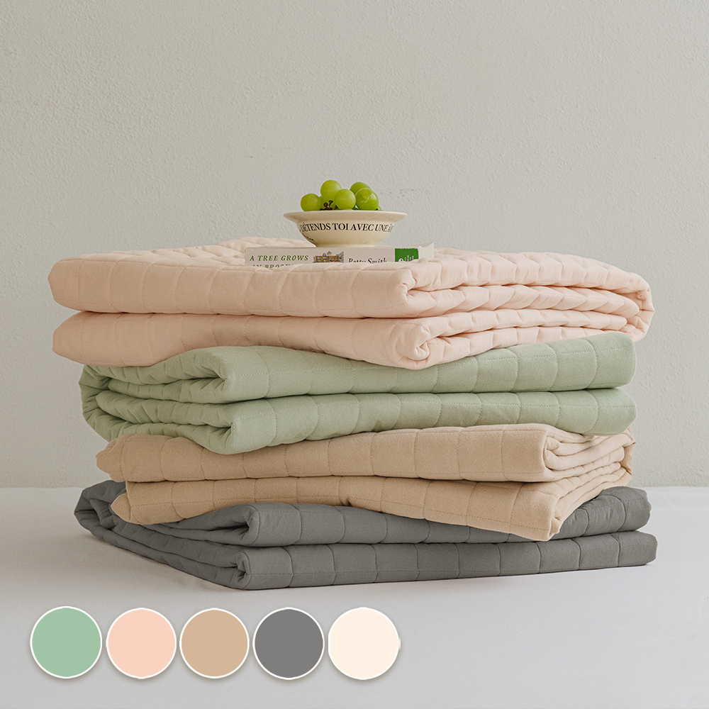 바자르 슈크림 극세사 겨울 고정밴딩 침대패드 SS