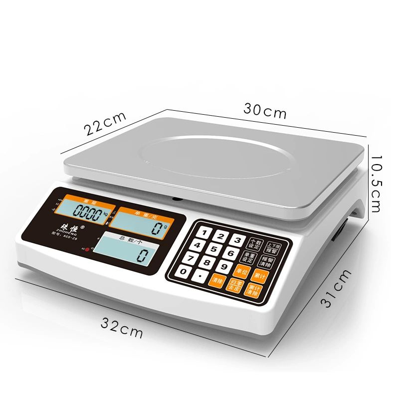 고정밀 전자 저울 실험용 산업용 계량기 상업용 공업용 정확도 측정 산업용저울 전자저울 30kg 정확도 1g - 상품 이미지