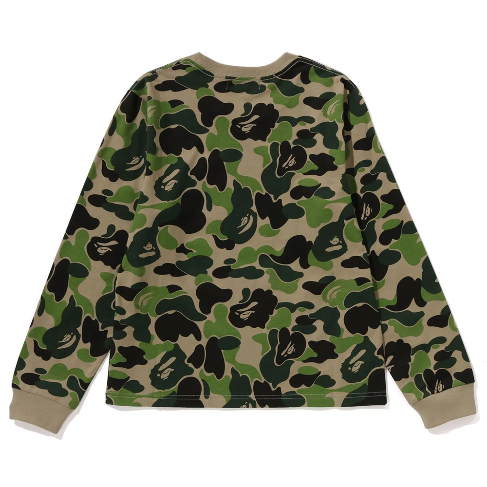 베이프 우먼즈 긴팔티 ABC CAMO COLLEGE LS TEE 1L80-211-006 - 상세 이미지 4