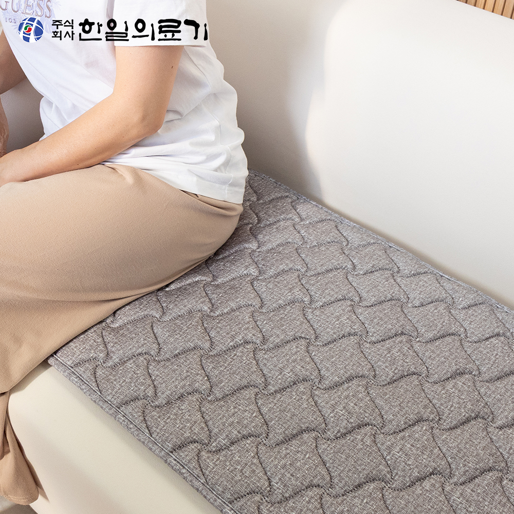 한일의료기 전기방석 쇼파 전기매트 온열 쇼파용 소파 탄소 장판 플라밍 그레이 3단 방석