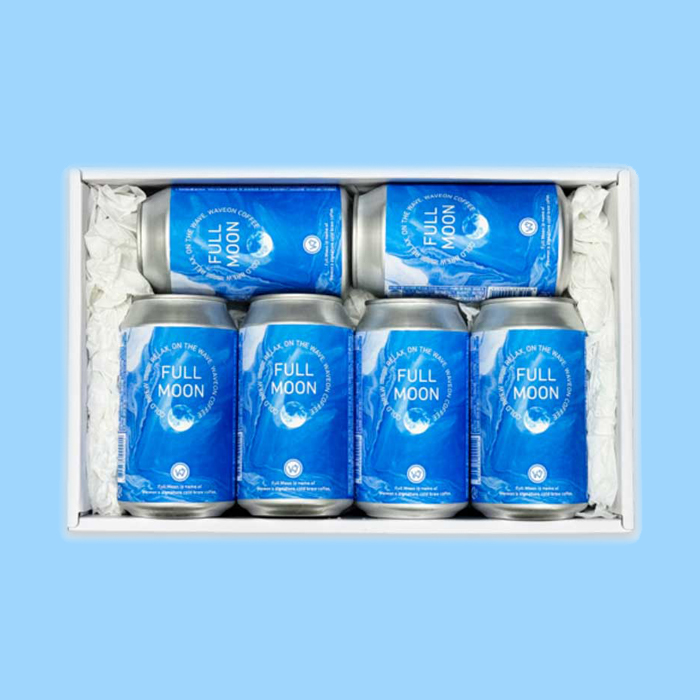 부산 웨이브온 풀문 콜드브루 더치커피 선물세트 - 6캔