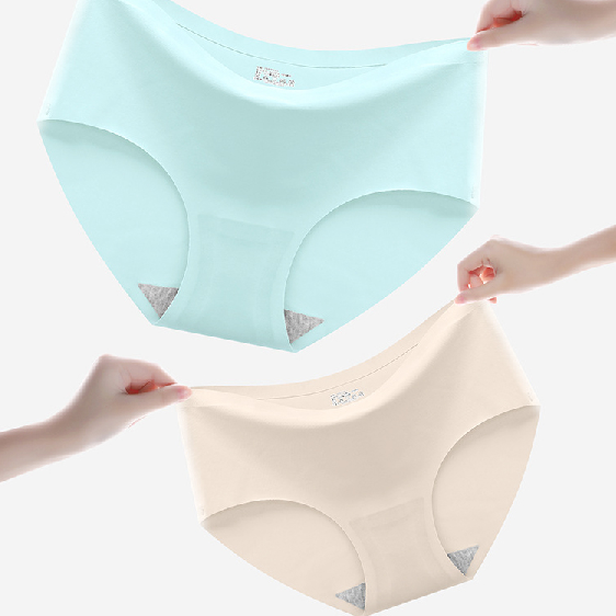 여성 팬티 속옷 데일리 무봉제 여름 여자 편한 보정 하이웨스트 심리스 엄마 뱃살 스판 - 상품 이미지
