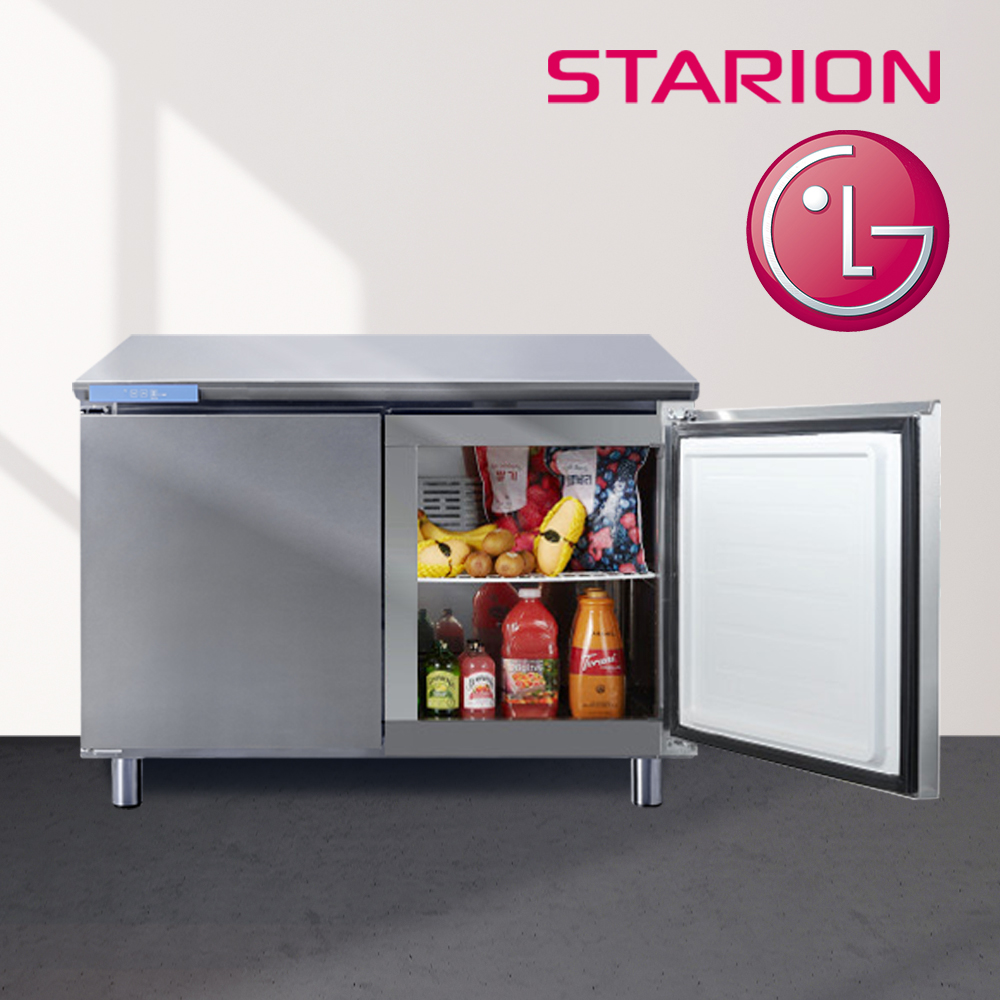 LG 스타리온 업소용 식당 간냉식 테이블 냉장고 1200 B12ESI