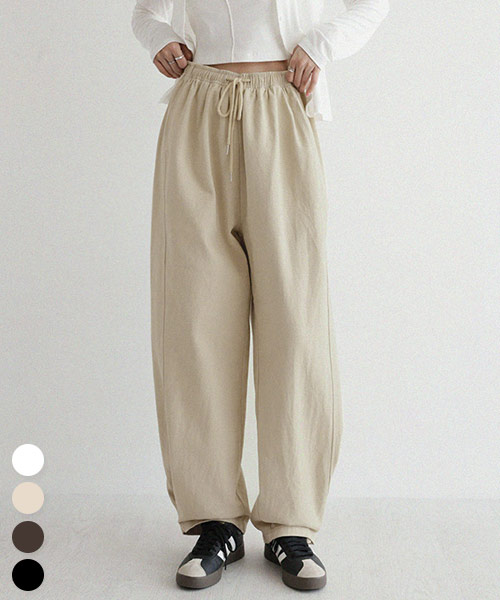 [애착팬츠No.8] 소프트코튼 투웨이 밴딩 팬츠_264762 - 상품 이미지