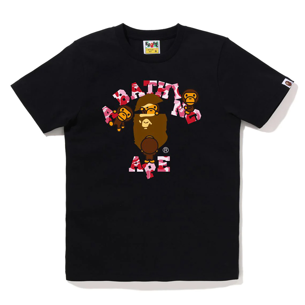 베이프 우먼즈 반팔티 ABC CAMO COLLEGE MILO TEE 2L80-210-014 - 상세 이미지 3
