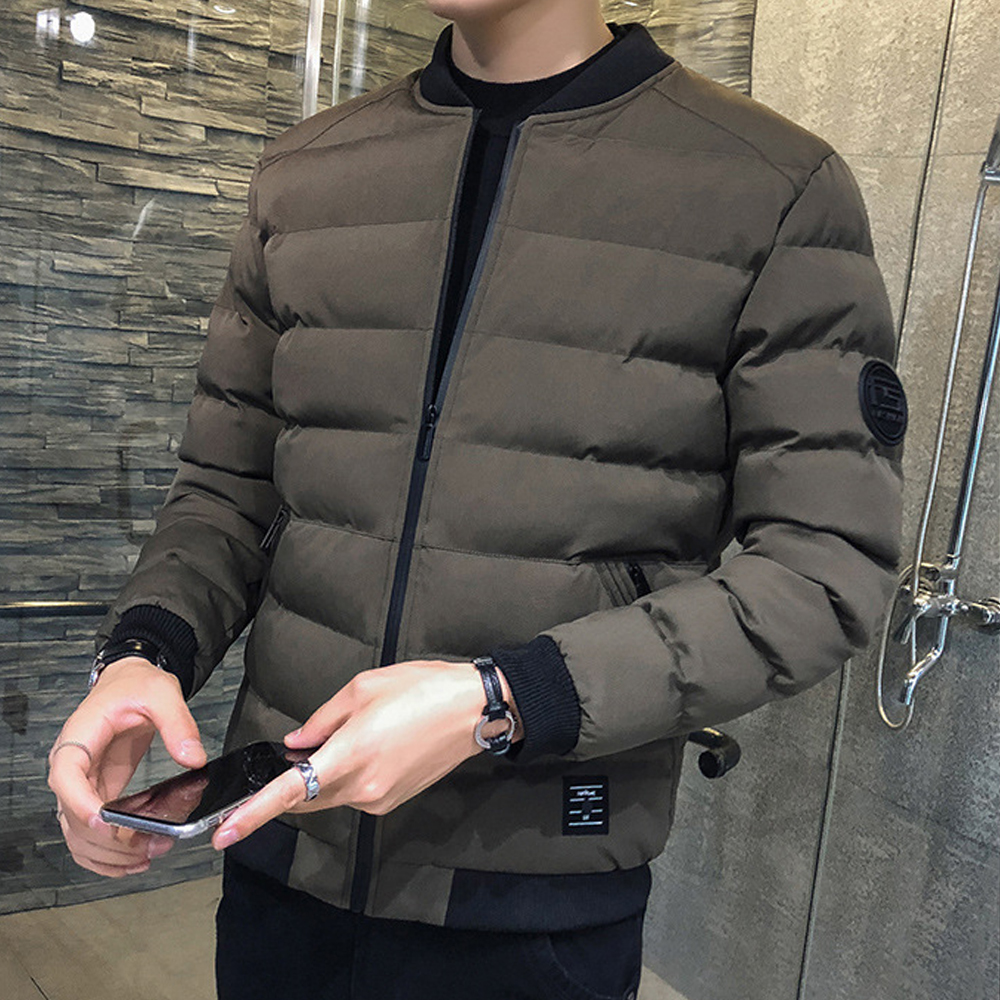 남자경량패딩 남성 블루종 숏 패딩 깔깔이 항공점퍼