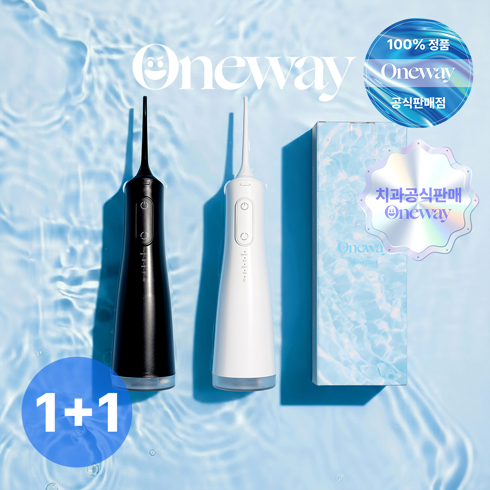 [치과판매] (1+1) 원웨이 워터덴트 구강세정기 물치실 휴대용 치아 치간 세정기 V4 제품 이미지