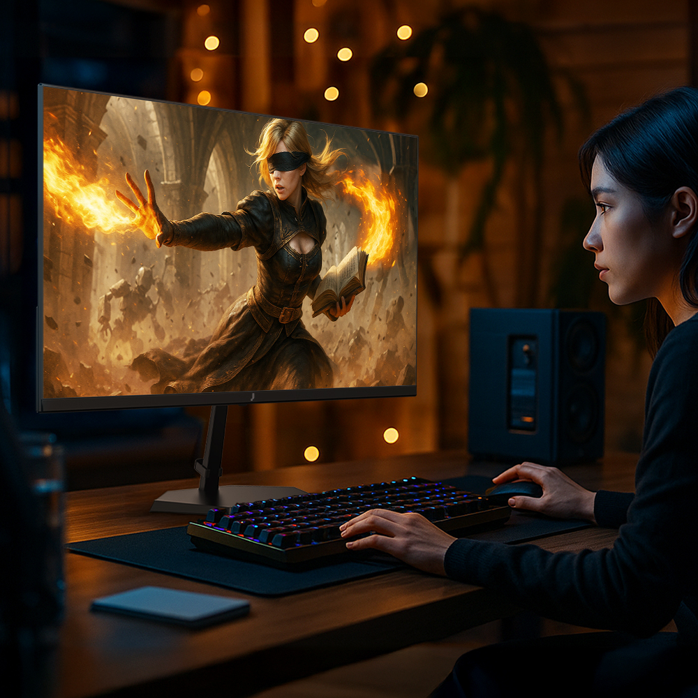 주연테크 X24F144 게이밍 모니터 FHD IPS 144Hz HDR 59~61cm(24인치), 일반 - 상품 이미지